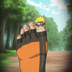 Bandai | Oil Painting Anime Abstract Uzumaki Naruto Figure By Numbers Canvas Art Wall Decor for Living Room Handmade Gift Unframed