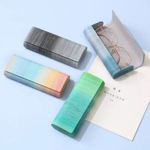 Gradient Eyeglasses Case Hard Shell Protective Glasses Case Portable Sunglasses Box Durable Eyewear Storage for Reading Glasses