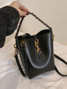 Casual Fashionable Womens Bucket Bag Underarm Handbag 2025 New Style Elegant Single Shoulder Bag Daily Use Soft PU Leather