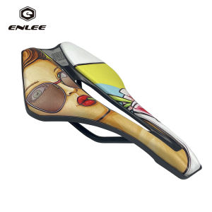 ENLEE | Colorful Lightweight Trendy Short Nose Bicycle Saddle