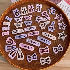 Bayar Di Tempat - Jepit Rambut Fashion / Jepitan Anak 4 PCS Y2K