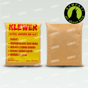 SEMPATI FREE GANTUNGAN BUAH Pakan Jangkrik Klewer Makanan Jangkrik Ulat Pakan Burung Murai Gantangan Ekor Panjang Gacor Klewer 500 Gram Makanan Nutrisi Jangkrik Ulat Pakan Indukan Ternak Murai Batu Anis Kacer