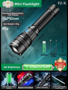 SUPERFIRE | Mini Portable High-Beam Durable Flashlight