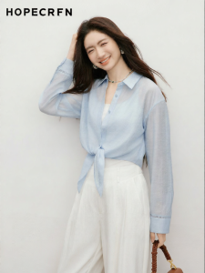 HOPESHOW | Floral Lace Design Womens Shirt Summer Autumn 2026 New Style
