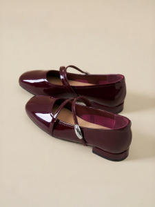 Josiny | French Vintage Retro Coarse Heel Mary Jane Shoes Soft Sole