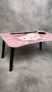 Meja Belajar Anak Ukuran 50Cm × 30Cm Meja Lipat Karakter Meja Portable Meja Lipat Belajar Anak Meja Ngaji Meja lucu