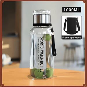 BAIXITANG | Portable Tea-water Separation Large Capacity Glass Cup