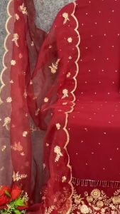 [PRE-ORDER 15 DAYS] READYMADE EMBROIDERED GEORGETTE PAKISTANI SUIT {ETA:2025-12-31}