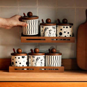 XUNHUAI | Ceramic Kitchen Seasoning Bottle Kit