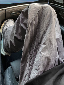 กางเกงขายาวทรงหลวมสไตล์ย้อนยุคแบบอเมริกันสำหรับผู้ชาย กางเกงขายาวทรงหลวมพิมพ์ลายทาง แห้งเร็ว ลำลอง ฤดูร้อน