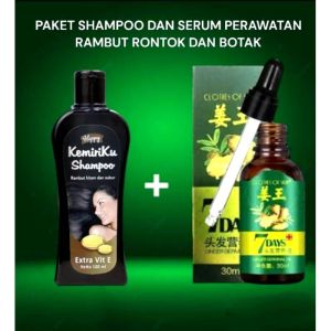 kemiriku shampo shampo penghilang uban menghitamkan rambut dan perawatan rambut