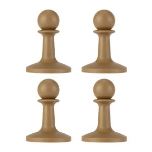 4pcs Camping Canopy Tent Pole Support Pole Lightning Cap Lightning Cap Thimble Camping Tent Camping Accessories