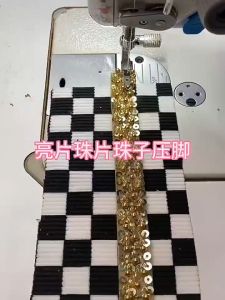 Chân vịt chuyên may trên vải kim sa sử dụng cho máy may 1 kim công nghiệp