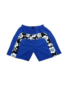 กางเกงขาสั้นลายดอกยาว18นิ้วผ้าร่มเนื้อผ้าดีฟรีไชส์