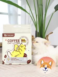 10KG Cat Litter Sand Coffee Grounds Cat Litter 7 Scents Deodorized Cat Litter