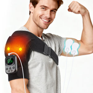 Hailicare | Electric Heating Shoulder Massager Back Shoulder Brace Adjustable Support Pad Hot Compress Heat Shoulder Shawl Muscle Relaxation