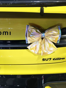 Large Butterfly Knot Car Rear Decoration Accessories Electric Vehicle External Ornaments for Women Car Interior Design Essentials