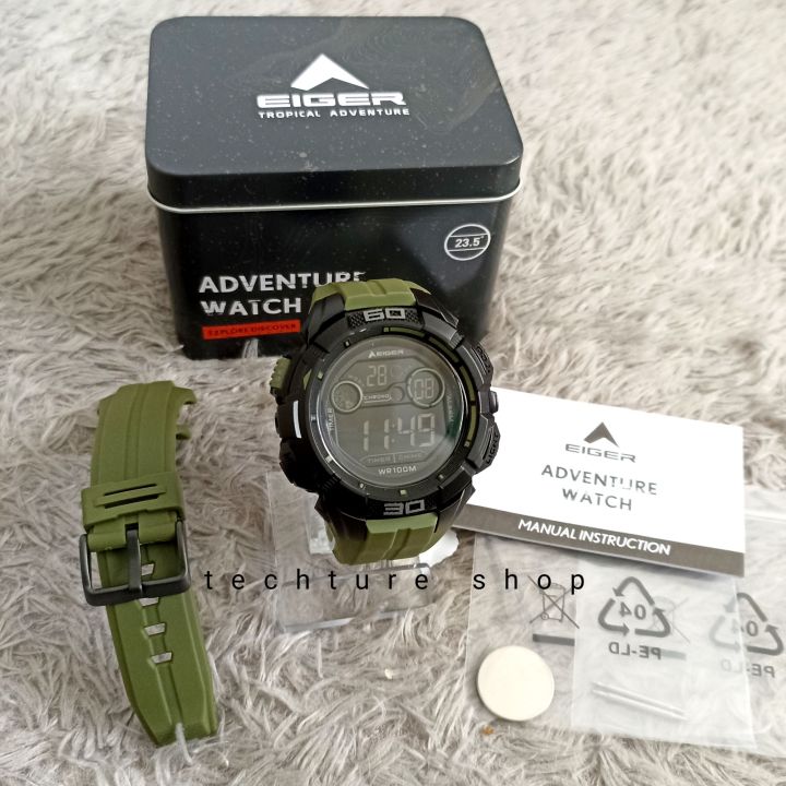 Jam Eiger Ataca Jam Tangan Pria Digital Jam Tangan Outdoor