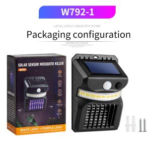 Outdoor Solar Light And Mosquitos Killer Lamp With Mosquitos Control Function Infrared Sensor Waterproof Road Light For Garden