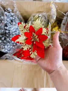 Hoa Trạng Nguyên Lớn 16cm Trang Trí Vòng Nguyệt Quế Noel Tháp Nước Oản Tài Lộc Giỏ Quà Tết Cực Sang Trọng