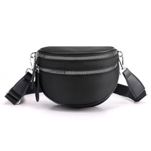 Good-looking Saddle Bag Waterproof Nylon Cloth Bag Small Bag Womens Messenger Bag New Arrival Fashion All-Matching Fashion Zipper