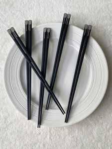 High-End Anti-Slip Alloy Chopsticks Japanese Style Antibacterial High Temperature Resistant Luxury Sensation Home Dining Table