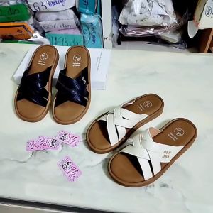 Dép Quai Chéo Siêu Êm Full Box Cao Cấp Đế Dẻo Đa Năng Full Box