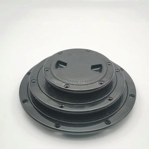 RYSJM | 2 Cái Cửa Kiểm Tra Thuyền Tròn Bằng Nhựa Chống Trượt Có Nắp Có Thể Tháo Rời Cửa Ra Vào Có Thể Tháo Rời 4in 6in 8in Phụ Kiện Phần Cứng Hàng Hải