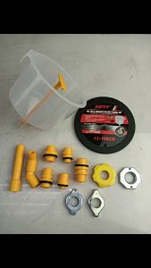 [READY STOCK] Universal Vehicles Spill Proof Coolant Filling Kit Plastic Filling Funnel Spout Pour Oil Tool 15Pcs/Set