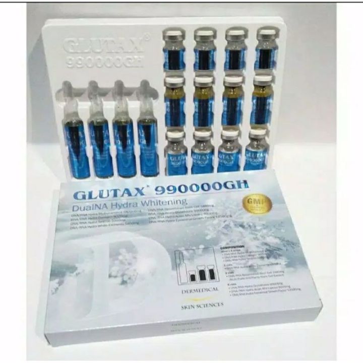 Glutax 990000gh Dualna Hydra Whitening Original Lazada Indonesia