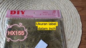 HX189 [10 pcs] Uk. 13x19 / 16x24 / 20x28 cm Plastik Bingkisan Souvenir Hadiah Snack Kue Ulang Tahun HX155