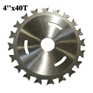 Mata Gerinda Gergaji Potong Kayu 40T Mata Grinda Double 4" Set Dudukan Gerinda Tangan Lengkap