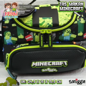 Lunch Bag Minecraft / Tas Makan Minecraft / Tas Bekal Anak Selempang Minecraft Boy / Tas Makan Anak Laki-Laki Boy