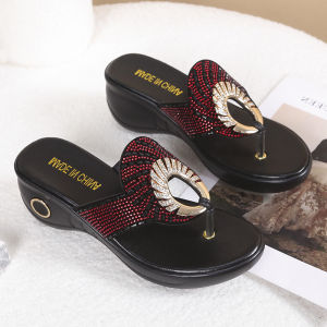 DIANCHA | Glitter Outdoor Fashion T-Bar Sandals Women