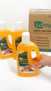 TỔNG KHO_Nước Lau Sàn Lamy Hương Thơm Cam Quế Kháng Khuẩn Xua Đuổi Côn Trùng Làm Sạch Mọi Bề Mặt Chai 1L