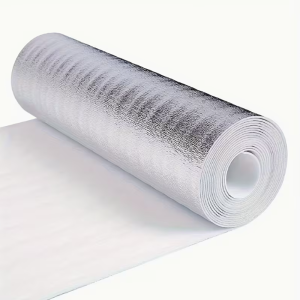 1 ROLL Aluminum Foil Insulation Roll 40cmx3m Heat Reflective Thermal Barrier Film for Attic Garage RV Windows