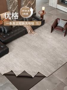 XINGLIANXIN | Easy to Clean Minimalist Machine Washable Double Layer Carpet