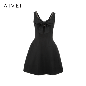 AIVEI | Celebrity Style Summer V-Neck High Waist Dress