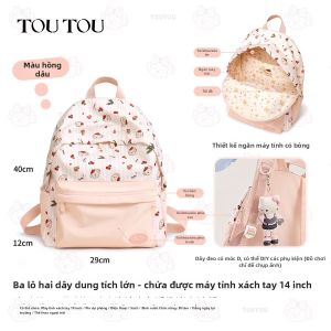 TOUTOU | Balo Thiết Kế Hình Chó Dễ Thương Dung Lượng Lớn Siêu Nhẹ