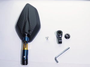 【Redeay Stock】Universe Carbon Titanium Side Mirror Cermin Motor Yamaha Honda SYM Suzuki Benelli Wmoto Y16ZR Y15ZR ADV VARIO NVX155 LC