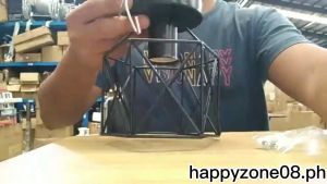 Ceiling Light Metal Iron Steel Cage Retro Geometric Chandelier Creative Pendant Light for Kitchen Hallway Foyer Attic Balcony Decorative Lighting Cloakroom Balcony Cafe Drop Lamp