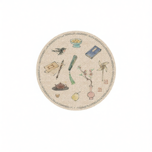 YUNHAOBUYI | Waterproof Play Rug for Children Round Learning Area