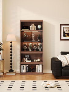 Multifunctional Wooden Bookshelf for Living Room