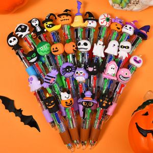 10Pcs Four-color Cute Halloween Themed Pen for Halloween Horror Party Party Gift DIY Souvenir Childrens Prize Decoration