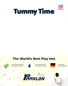 Parklon La Pure Soft Playmat Baby Floor Mat Baby Mat Play Mat Design Travelling Car Mountain Town  (130x190x1.2cm)