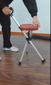 A419 ไม้เท้าเก้าอี้พับได้อเนกประสงค์ 2 in 1 ไม้เท้าเดินป่า ช่วยพยุงผู้สูงอายุ