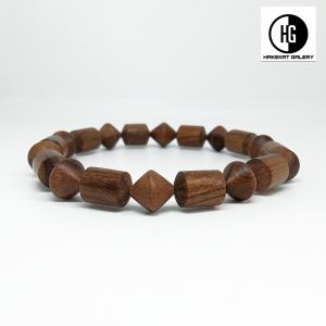 gelang kayu bidara piramid kombinasi marjan h381