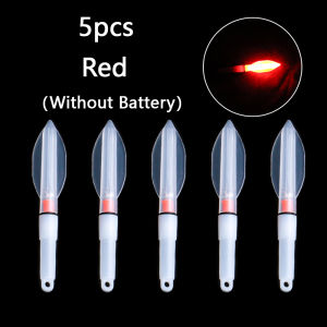 5 PCS Night Fishing Lights （Without Battery）Underwater Fish Attracting Lamp Lure Lamp For Lake River Bank Pond Outdoor