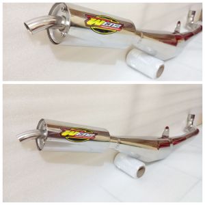TERBARU KNALPOT FIZ R STANDAR RACING FULL CROOM SUARA SUPER GARING