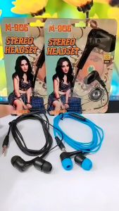 Handsfree + Mic M905 Extra Bass Stereo Earphone Headset Powerfull M-905